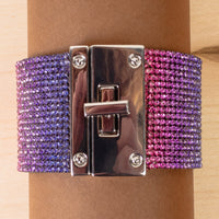 Load image into Gallery viewer, 4201 - Rhinestone Cuff Bracelet - Multi
