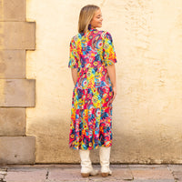 Load image into Gallery viewer, 50052 - Floral Paisley Print Dress with Pockets
