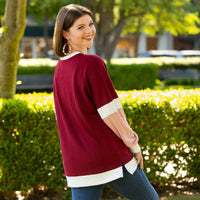 Load image into Gallery viewer, 50128 - Knit Color Block Sweater
