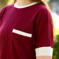 Load image into Gallery viewer, 50128 - Knit Color Block Sweater
