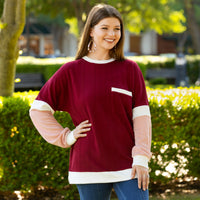 Load image into Gallery viewer, 50128 - Knit Color Block Sweater
