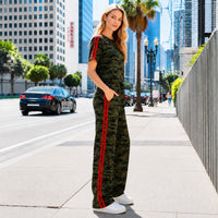 Load image into Gallery viewer, 50361 – Camouflage &amp; Red Lace Stripe Top and Pants Set
