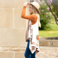 Load image into Gallery viewer, 6115 - Aztec Print Fashion Vest - White
