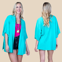 Load image into Gallery viewer, 6640 - Solid Duster - Turquoise
