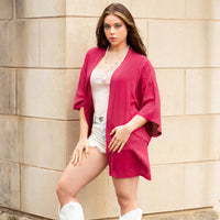 Load image into Gallery viewer, 6640 - Solid Duster - Maroon
