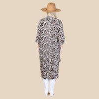 Load image into Gallery viewer, 6711 - Leopard Duster - Beige
