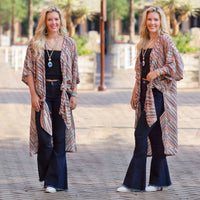 Load image into Gallery viewer, 6714 - Bohemian Duster - Blue
