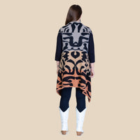 Load image into Gallery viewer, 6718 - Multi Color Fall Vest - Brown
