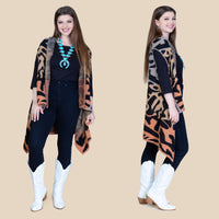 Load image into Gallery viewer, 6718 - Multi Color Fall Vest - Brown
