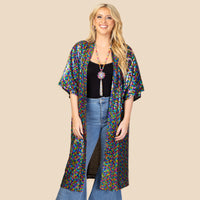 Load image into Gallery viewer, 6721 - Sequin Duster - Multi
