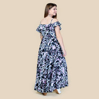 Load image into Gallery viewer, 6780 - Off Shoulder Floral Dress
