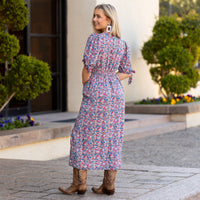 Load image into Gallery viewer, 6782 - V-Neck Floral Dress with Pockets
