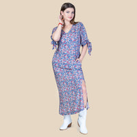 Load image into Gallery viewer, 6782 - V-Neck Floral Dress with Pockets
