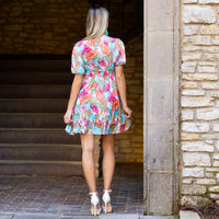 Load image into Gallery viewer, 6786 - Tropical Print Mini Dress
