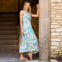 Load image into Gallery viewer, 6789 - Floral Print Dress with Pockets
