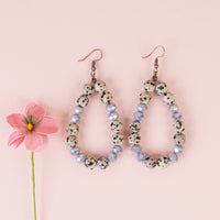 Load image into Gallery viewer, 73802 - Natural Stone Earrings - Black
