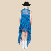 Load image into Gallery viewer, 7894 - Leopard Vest - Blue
