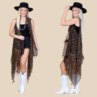 Load image into Gallery viewer, 7894 - Leopard Vest - Brown
