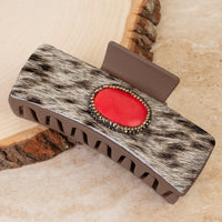 Load image into Gallery viewer, 79031 - Squash Blossom Claw Clip - Red
