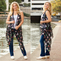 Load image into Gallery viewer, 7926 - Christmas Print Vest
