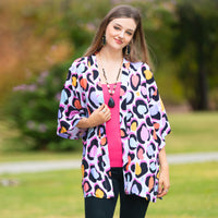 Load image into Gallery viewer, 8922 - Multicolor Bubble Print Duster
