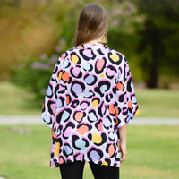 Load image into Gallery viewer, 8922 - Multicolor Bubble Print Duster
