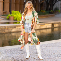 Load image into Gallery viewer, 8931 - Tropical Print Duster
