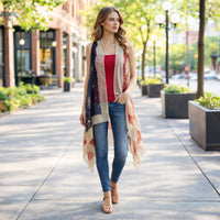 Load image into Gallery viewer, 8957 – Red White &amp; Blue Flag Vest
