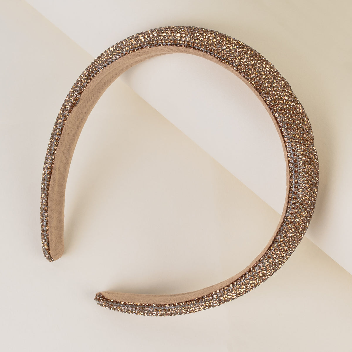 91001 - Rhinestone Headband - Gold