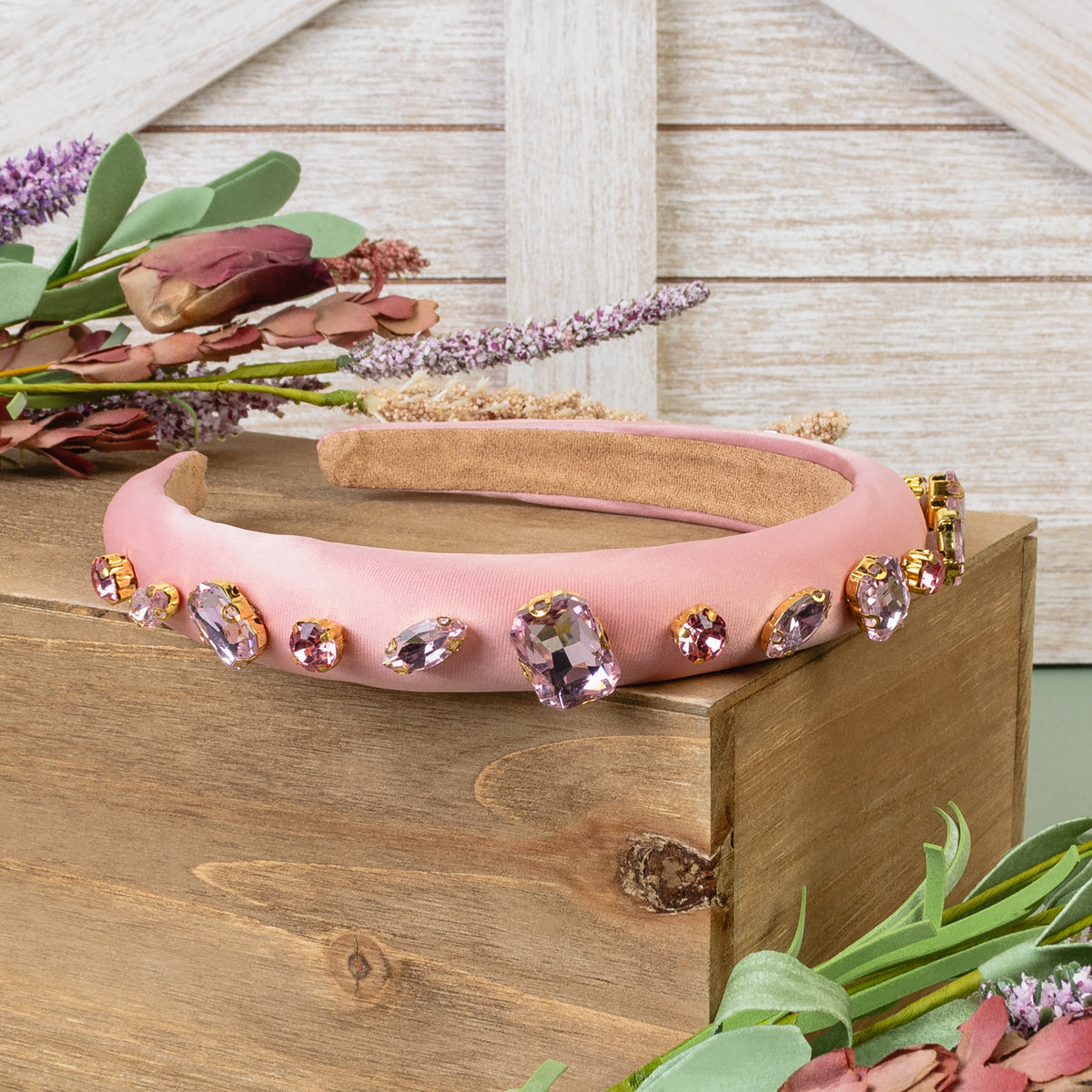 91012 - Crystal Headband - Pink