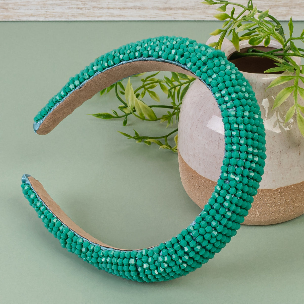 91013 - Crystal Headband - Turquoise