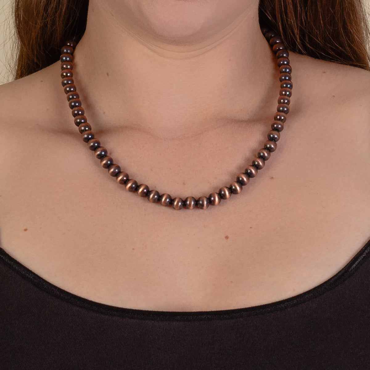 92154 - Squash Blossom Necklace - Copper