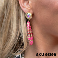 Load image into Gallery viewer, 10904 - Houndstooth Pattern Shacket with Pockets - Black White
