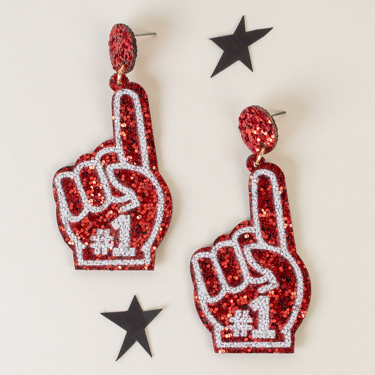 93377 - Game Day Earrings - Red