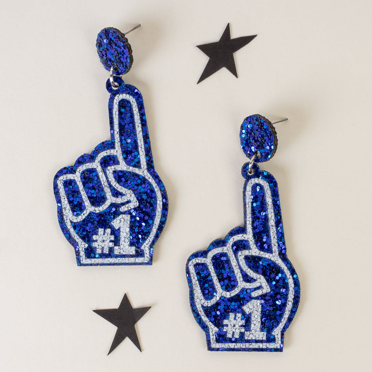 93377 - Game Day Earrings - Royal Blue