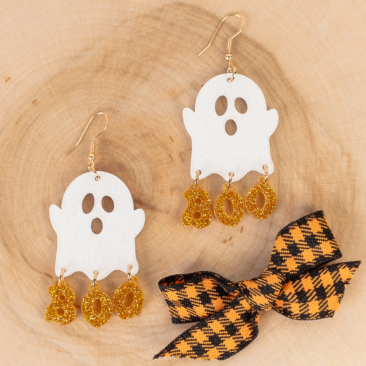 93505 - Ghost Earrings - White