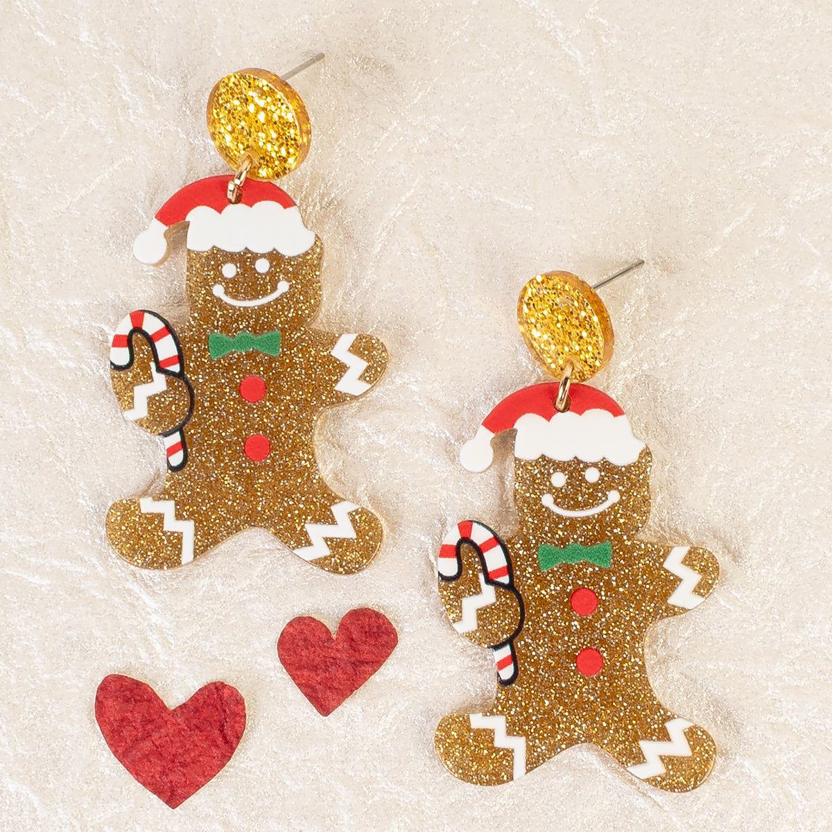 93508 - Gingerbread Earrings - Gold