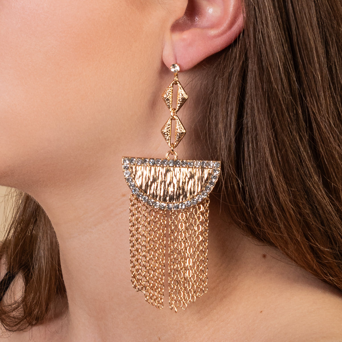 ADELAIDE - Tassel Earrings - Gold