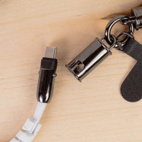 Load image into Gallery viewer, CC19 - Beaded Charging Cable Wristlet - Red &amp; Green
