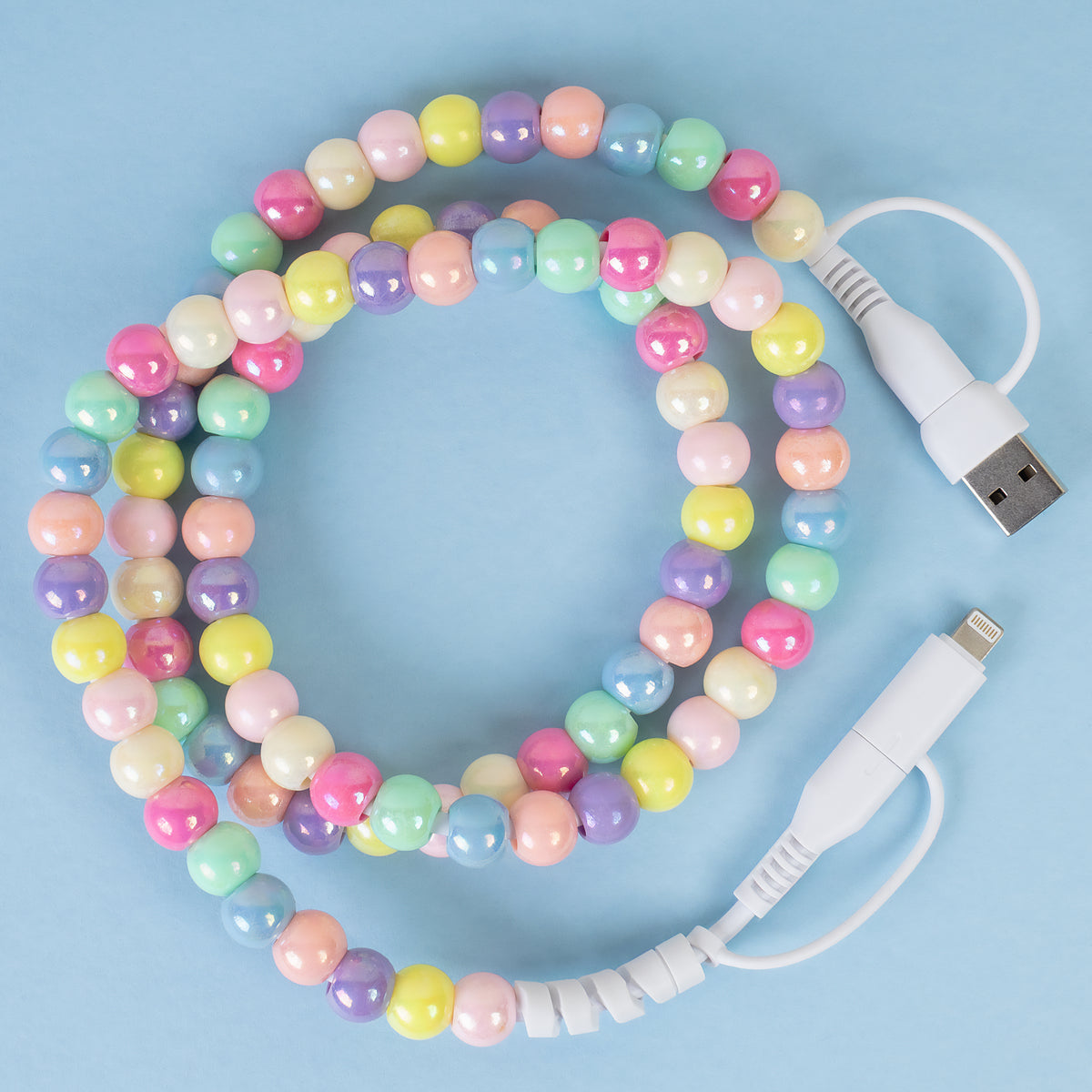 CC24 - 4-in-1 Beaded Charging Cable - Multi