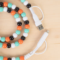 Load image into Gallery viewer, CC31 - 4-in-1 Beaded Charging Cable - Multi
