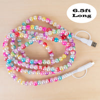 Load image into Gallery viewer, CC53 - 4-in-1 Extra Long Beaded Charging Cable - Tie Dye
