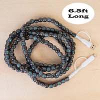 Load image into Gallery viewer, CC87 - 4-in-1 Extra Long Beaded Charging Cable - Teal Opal
