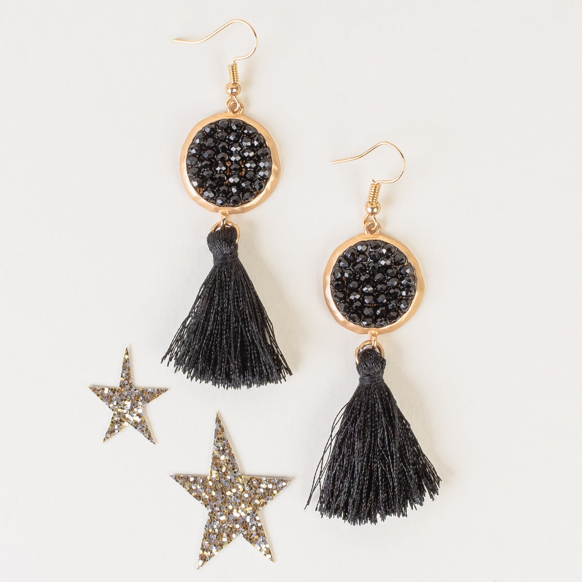 GGE05 - Tassel Earrings - Black