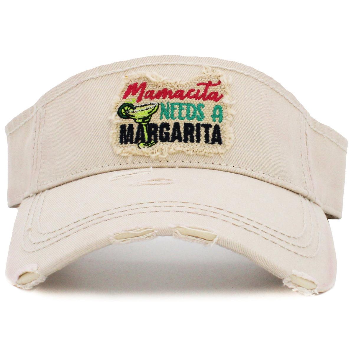 159 - Mamacita Needs a Margarita Visor - Stone