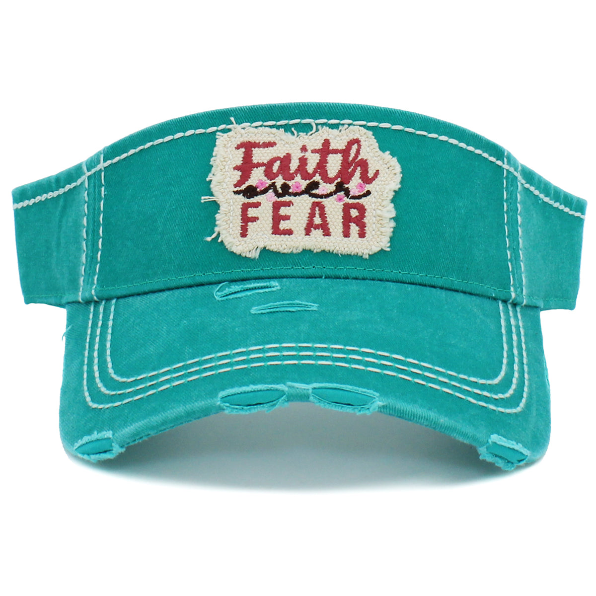 163 - Faith Fear Visor - Turquoise