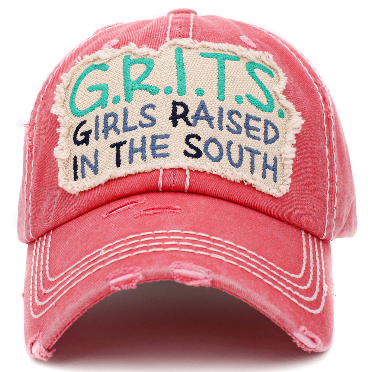 1413 - Girls Raised In The South Hat - Hot Pink