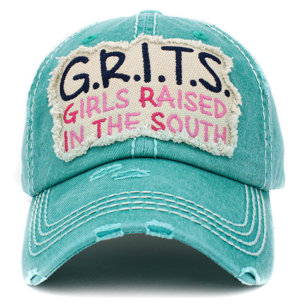 1413 - Girls Raised In The South Hat - Turquoise