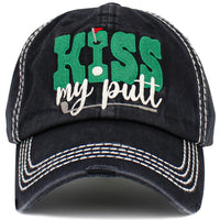 Load image into Gallery viewer, 1531 - Kiss My Putt Hat - Black
