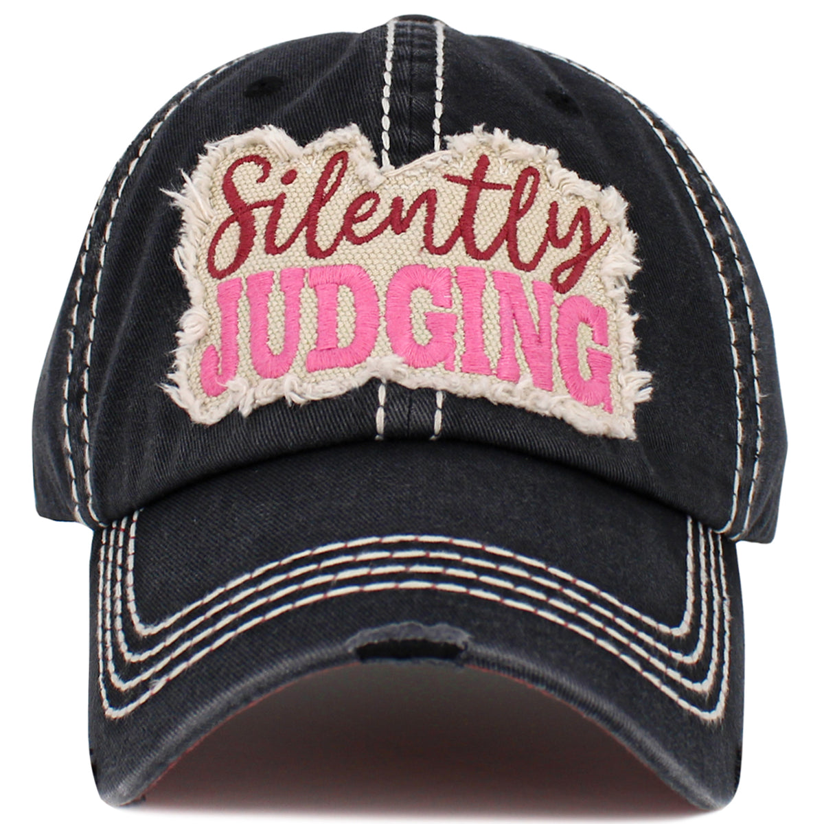 1534 - Silently Judging Hat - Black